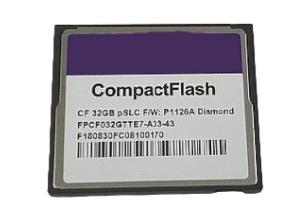 Compact Flash 32GB with Win7e license and 2D software
